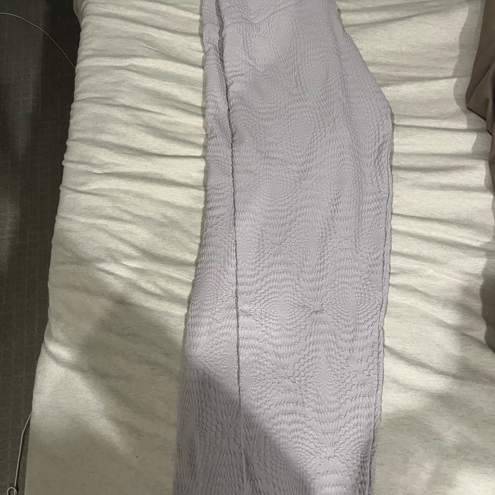 Textured Lavender Pants